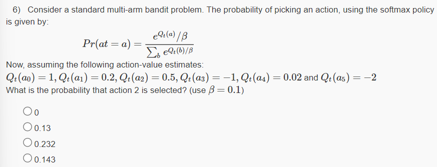 nptel reinforcement learning assignment 1 answers