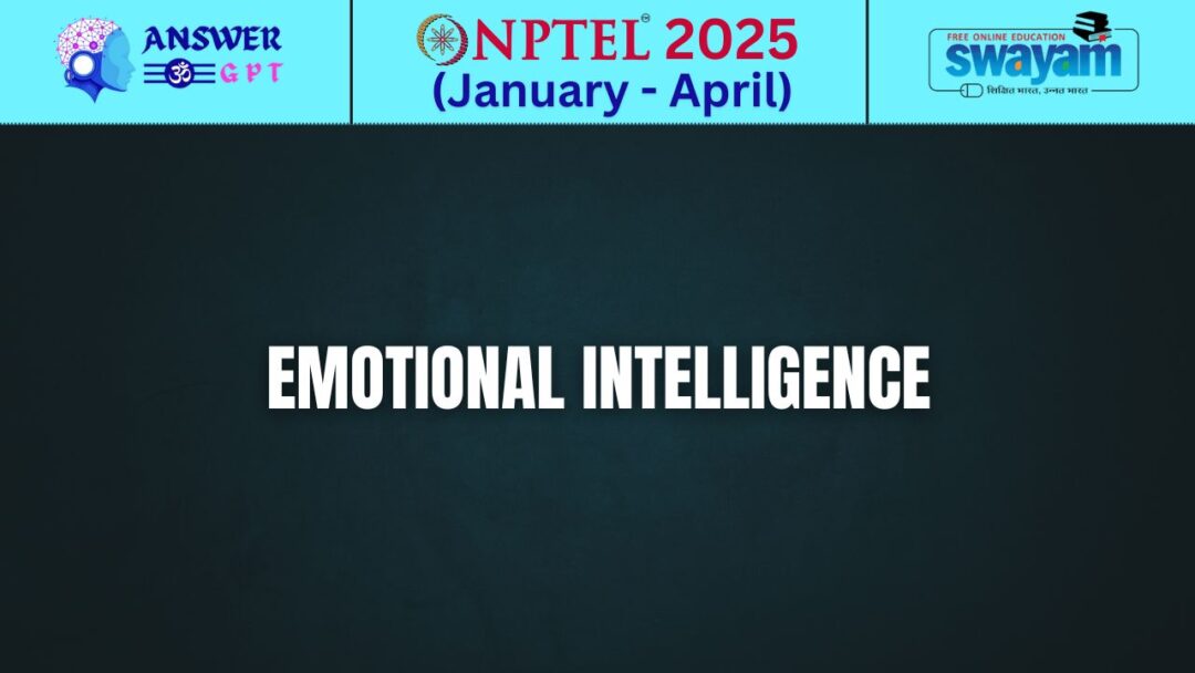 Emotional Intelligence