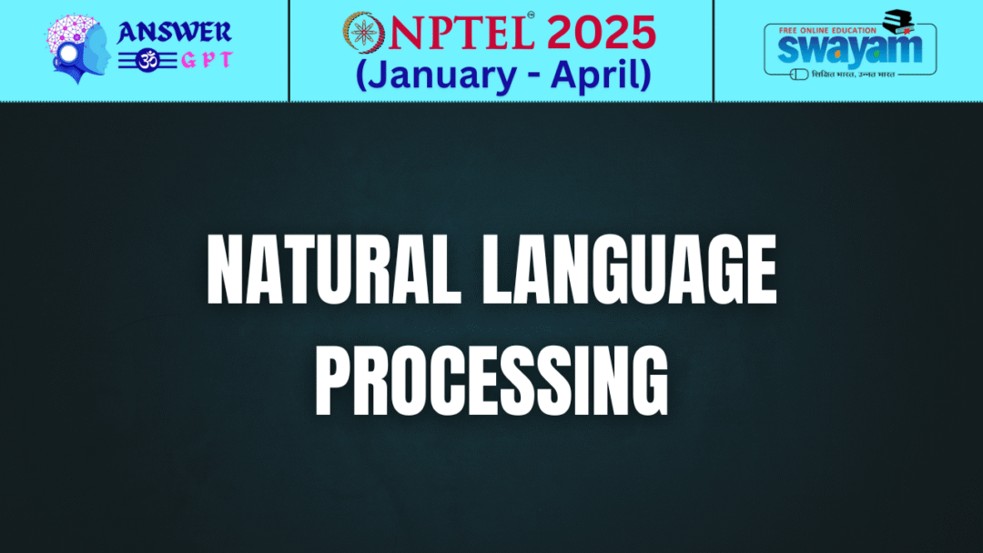 Natural Language Processing