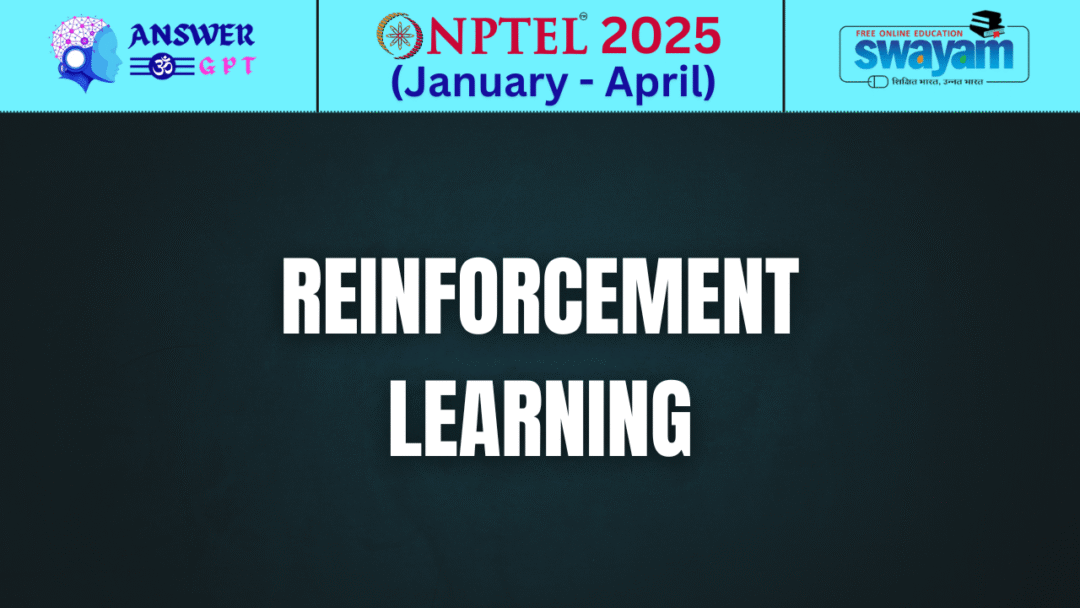 Reinforcement Learning